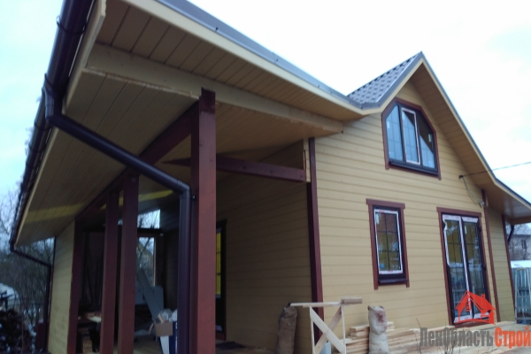 Увеличение деревянного дома